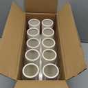 Modern White Ceramic Vase Set of 10 for Living Room Bedroom 7.08'' Minimalist Fresh Small Flower Vases for Bouquet Fake Plant Home Decor Office Fireplace Centerpieces Nordic Style 10 Pack