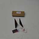 Side Camera Turn Signal Covers Matte Carbon Fiber Pattern with 8 T Logo Stickers Compatible with Tesla 2023 2024 Model S X 3 Y