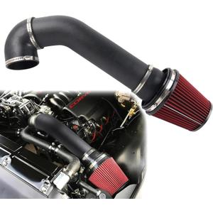 4'' LS Swap Cold Air Intake Kit, Universal Fit, Compatible with LS1 LS2 LSX LQ4 LQ9 Restomod A-Body G-Body Camaro Chevelle GTO Monte Carlo Caprice
