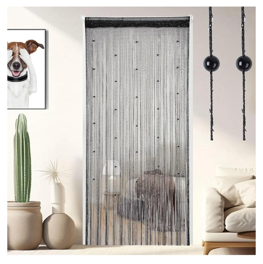 2 Pack Beaded Curtains 100x200 cm Crystal Beaded Curtains for Doorways Tassel Glitter String Curtains Room Dividers Curtain Hippie Room Décor for Living Room, Bedroom, Closet, Party