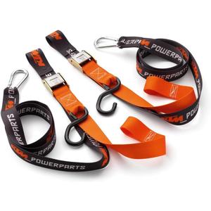 KTM Soft Tie Down Set with Clips (Carabiner Hooks) - U6910047