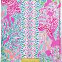 Lilly Pulitzer Vegan Leather Passport Holder, Cute Passport Cover, Travel Wallet with Credit Card Slots, Seaing Things