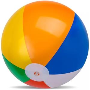 AMOR PRESENT Giant Inflatable Beach Balls, Inflatable Pool Balls for Swimming Parties, Outdoor Fun, Beach Party and Games (42 Inches Before Inflated, 30 Inches After Inflated)