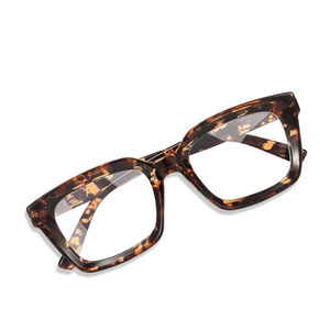IBOANN Oversized Blue Light Glasses for Woman, Funky Fashion Glasses With Preppy Look, Eye Strain Computer Glasses