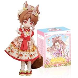 XiDonDon Minty The Fantasy Forest Series 1/ 12 BJD Doll OB11 Size Action Figures Collectable Anime Figures Dolls Mystery Box Boy Girls Gifts (Single Box)