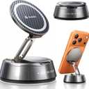 andobil 2026 Upgrade for Magsafe Car Mount [Strongest Suction & Magnet] Vacuum Magnetic Phone Holder for Car 360 Adjustable Car Cell Phone Holder Mount for iPhone 17 Pro Max 16/15/14/13/12 (Matte Gunmetal)