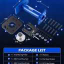 Orion Motor Tech Rear Axle Bearing Puller and Installer, Wheel Bearing Removal Tool Compatible with 1995-1998 T100 1995-2004 Tacoma 1995-2020 4Runner 2000-2006 Tundra and 2004-2012 Hilux Pick-up