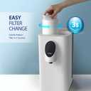 APEC WATER ROCT-Plus Countertop Reverse Osmosis System, Efficient RO Filter 3:1 Pure to Drain, Instant Hot Water 2 for Tea, UV Water Filtration