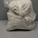 vctops 8 Pieces Geometric Jacquard Plush Recliner Sofa Covers Soft Fuzzy Fluffy 3 Seats Couch Cover Anti-Slip Sofa Slipcover Furniture Protector with Elastic Bottom for Kids Pet(Cream,3 Seat)