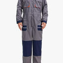 Men's Work Coveralls Multi Pockets Garage Work Jumpsuit Zip Coverall One Piece Workwear Mechanic Overalls, XL
