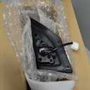 Left Driver Side Mirror Compatible With 2009 2010 2011 2012 Toyota RAV4 With Manual Folding Power Glass Matte Black Replace#8794042B10(3Pins)(Japan Bulit)