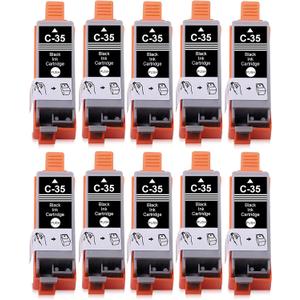 PGI-35 PGI35 Ink Cartridges Compatible Replacements for Canon 35 Ink Cartridge Black Value Pack for Canon TR150 TR160 iP110 iP100 Printers (PGI-35 BK Ink, Black Only)