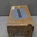 Oikss 100 Pack 5.25x3.25x8.25 Inch Small Plain Natural Kraft Paper Gift Bags with Handles Bulk for Birthday Party Favors Grocery Retail Shopping Business Goody Craft Bags Cub Sacks (Brown 100 Count)