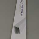 126in Cord Hider Kit, TV Wire Covers for Wall, Paintable Cable Management Kit, Cable Cover for Mounted TV, Hide Wires Along Wall, Brown Cord Cover, 8xL15.7in W0.95in H0.55in