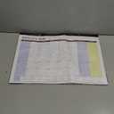 Desk Calendar 2026-2027 - 17" x 12" Desk Calendar 2026-2027, Mar. 2026 - Aug. 2027, Desk Pad Calendar, Desk/Wall Calendar 2-in-1 with Notes, Corner Protector, Blocks (Yellow)