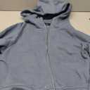 Trendy Queen Womens Zip Up Hoodies Jackets Cropped Sweatshirts Fleece Fall Outfits Casual Comfy Y2k Tops Winter Clothes 2026 (Medium, Grey)