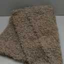 MIULEE Pack of 2 Throw Pillow Covers 24x24 Inch Neutral Khaki Faux Fur Decorative Sherpa Pillow Covers Fuzzy Accent Soft Sheepskin Fleece Cushion Cases for Boho Home Decor Couch Living Room Bed