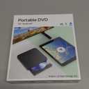 Hitachi LG External CD/DVD Drive | Portable Player Burner for Laptop, PC, Smartphone | USB Type-C | Multi OS (Window, Mac, Android, Fire) (Black)