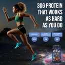 Vega Sport Vegan Protein Powder + Recovery - 30g Plant Based Protein per Serving, Chocolate, 19 Servings, 5g BCAAs, Probiotics, NSF Certified, for Shakes & Smoothies, 1.8lbs (Packaging May Vary)