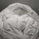 CozyLux Queen Comforter Set White Seersucker 7 Pieces Bed in a Bag Queen Comforter Set with Sheets, Luxury Soft Bedding Set with Down Alternative Comforter, Sheets, Pillowcases & Shams for All Seasons