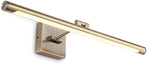 Joosenhouse Modern LED Picture Lights Dimmable 24.4" Inch Antique Bronze Picture Lighting for Paintings Swing Arm with Rotatable Sconces Wall Lamp, 14W (70W Eqv.), Hardwired Connection,Warm White (Dimmable 24.4" Long, AB Dimmable(3000k Warm White))