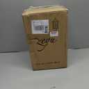 zeyu 17 Inch Black Outdoor Post Lights, Modern Exterior Pole Light, Lamp Posts Outdoor Lighting for Garden Patio, Die-Cast Aluminum with Clear Water Ripple Glass, ZX48MP-WG BK (Large)