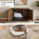 unipaws Top Opening Cat Litter Box Enclosure, Friendly to Elderly People, Waist or Keen Problem People, XL Extra Large Cat Box Furniture, High Jumbo Automatic Litter Box Cover Hidden for Large Cat