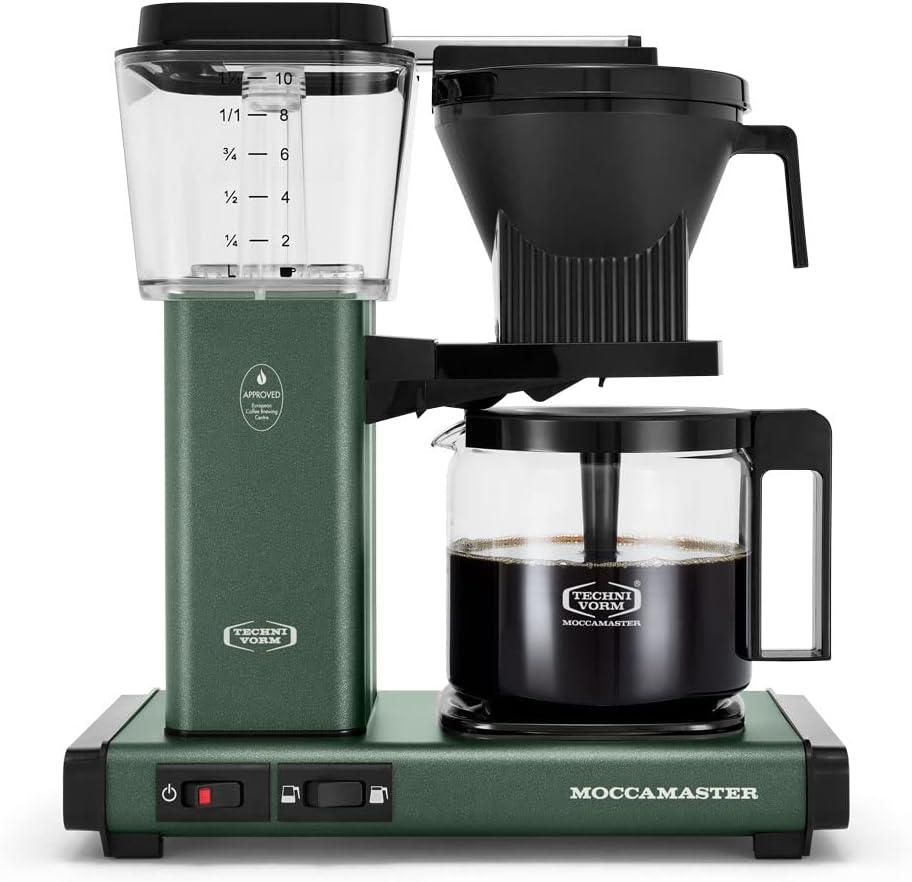 Technivorm Moccamaster 53923 KBGV Select 10-Cup Coffee Maker, Juniper, 40 ounce, 10-Cup, 1.25L (Juniper)
