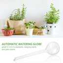 7 Pcs Clear Plant Watering Globes,Plastic Self Watering Bulbs Ball,Garden Water Device for Plant Indoor Outdoor(Small)