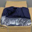 VEVOR 50 Pcs Navy Blue Chair Covers, Polyester Spandex Chair Cover, Stretch Slipcovers for Wedding Party Dining Banquet Flat-Front Chair Covers, Fits Chair Measures up to 20.08 x 17.72 x 37.4 inch