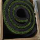 Integrated Golf Hitting Mat with Curved Ball Tray 5x4ft 6x4ft 26mm 31mm Thickening Golf Practice Mats Indoor & Outdoor, Durable Golf Turf Matt with 3 Tees for Hitting Chipping Striking, Swinging