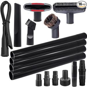 Household Cleaning Kit Attachments Vacuum Cleaner Accessories Universal Vacuum Hose Adapters Flexible Crevice Tool for Dryer Lint Vent Trap Cleaner