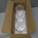 Clear Glass Shades Replacements 3Pack Shade Cover Globes for Light Fixtures