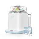 Papablic Bottle Washer Pro, Bottle Washer & Sterilizer & Dryer, 4-in-1 Sanitizer for Bottles, Pump Parts, C-Section& Baby Essentials - Quick & Clean with 60 Detergent Tablets (White)