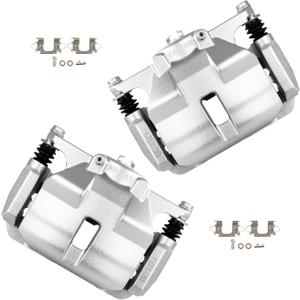 Cciyu Front Left & Right Brake Calipers Assembly w/Bracket 19B7148 19B7149 2014 2015 2016 2017 2018 2019 2020 For Nissan For Rogue,2017 2018 2019 2020 2021 2022 For Nissan For Rogue Sport