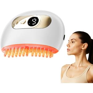 Lymphatic Contour Face Brush – Face Massager for Lymphatic Drainage, Double Chin Reducer, and Facial Sculpting – Gentle Vibrating Lymphatic Drainage Tool for Jawline & Puffiness - White