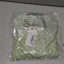 decorUhome Decorative Sage Green Throw Pillow Covers 18x18 Set of 2 with Splicing, Boho Soft Neutral Corduroy Broadside Twill Pillow Covers for Couch Bed Sofa Living Room