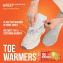 Toe Warmers 40 Pairs (80 Warmers) - Up to 10 Hours of Long Lasting Warmth and Toe Warmers for Feet - Easy Air Activation - Ultra Thin, TSA Approved