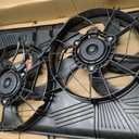SCITOO Engine Radiator Condenser Cooling Fan Assembly Compatible with Chevrolet & for GMC & for Buick & for Saturn Models, for Traverse 2009-2017, for Acadia 2007-2016, for Outlook 2007-2010