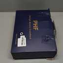 PHF Truly Velvet Fitted Sheet Only Queen Size, Luxury Super Soft Cozy Comfy Flannel Bottom Sheet with 15" Deep Pocket,Suitable for Fall Winter and Spring, No Pillowcases, Black