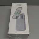 COLSUR Bluetooth Speaker, Magnetic Wireless Charger, Bluetooth Speakers with Night Light, 2 in 1 Wireless Charging Station for iPhone 17/16/15/14/13/12 Series, AirPods Pro 2/4/3/2Gift Ideal(Gray)