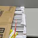 Baby Gate No Drilling, 29"-40" Auto Close Dog Gate Indoor for Doorways & Stairs, Pressure Mounted Adjustable Pet Gate, Easy Walk Through Child Gate for Children & Pets Stroller Friendly, White (29-40"Wide, 28"Tall)