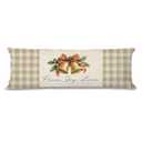 Evcprz Blue Winter Christmas Snowflake 20x54 Body Pillow Cover with Zipper, Blue Christmas Decor, Winter Snowflake Xmas Holiday Long Body Pillow Pillowcase for Couch Bed, Double-Sided