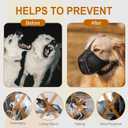 Dog Muzzle, Soft Mesh Muzzle for Large Medium Sized Dogs, Reflective Adjustable Lightweight Dog Muzzle for Scavenging Biting Grooming Chewing Vet Visit, Allows Panting Drinking, Medium