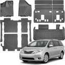 Floor Mats for Toyota Sienna 2013-2020(8 Seats), Not for Non-Felt Seatbacks