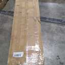 Tribesigns 63" Console Table, Farmhouse 2-Tier Entryway Table with U-Shaped Base, Narrow Long Wood Sofa Table Behind Couch Table for Living Room, Hallway, Foyer, Vintage Brown