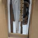 Nightstand, Wood Bedside Table with 2 Drawers and Open Storage Shelf, Accent End Table with Solid Wood Legs for Bedroom,Walnut (1)