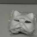 DFLU Cat Therian Mask Kit with Fur and Eye Mesh, Blank DIY Therian Gear Stuff Masks Base to PaintPack of 2