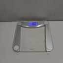 Vitafit Digital Bathroom Weight Scale for Body Weight, High Accuracy Assured by Weighing Professional Since 2001,Extra Large Blue Backlit LCD and Step-On, 400lb/182kg, Clear Glass