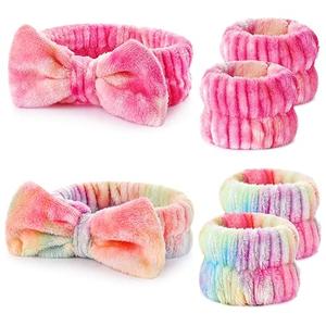 Spa Headband Wristband Set, 5 pcs